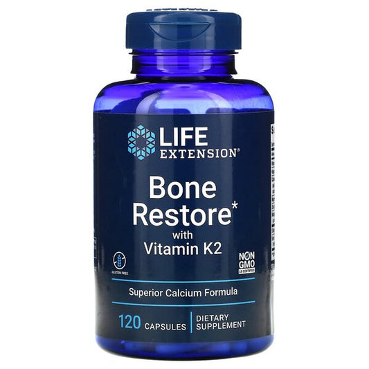 Life Extension Bone Restore with Vitamin K2 120 caps