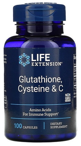 Life Extension Glutathione Cysteine & C 100 caps