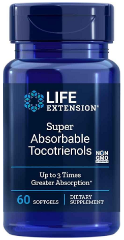Life Extension Super Absorbable Tocotrienols 60 softgels
