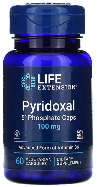 Life Extension Pyridoxal 5'-Phosphate Caps 100mg 60 vcaps