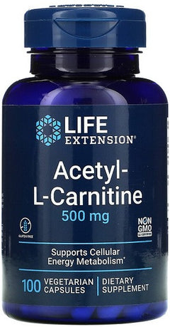 Life Extension Acetyl-L-Carnitine 500mg 100 vcaps