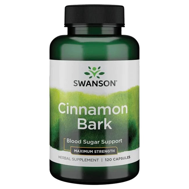 Swanson Cinnamon Bark Maximum Strength 120 caps