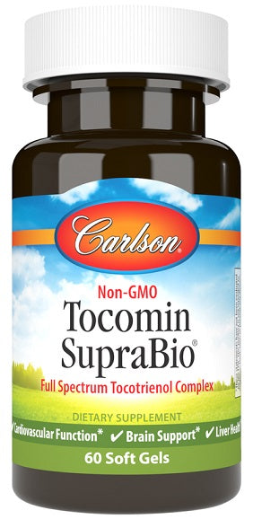 Carlson Labs Tocomin SupraBio 60 softgels