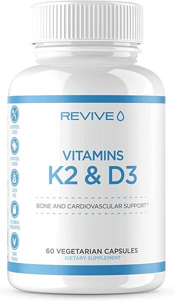 Revive Vitamins K2 + D3 60 vcaps