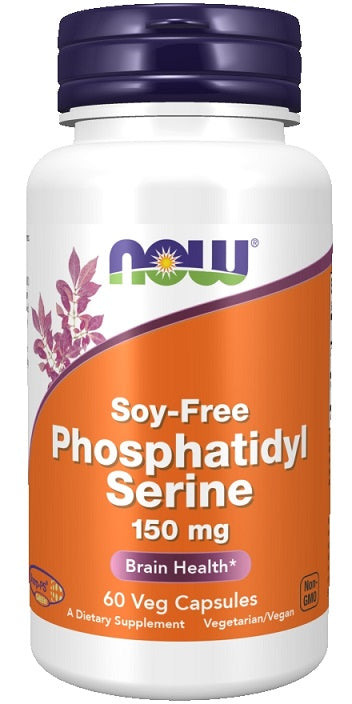 NOW Foods Phosphatidyl Serine 150mg Soy Free 60 vcaps