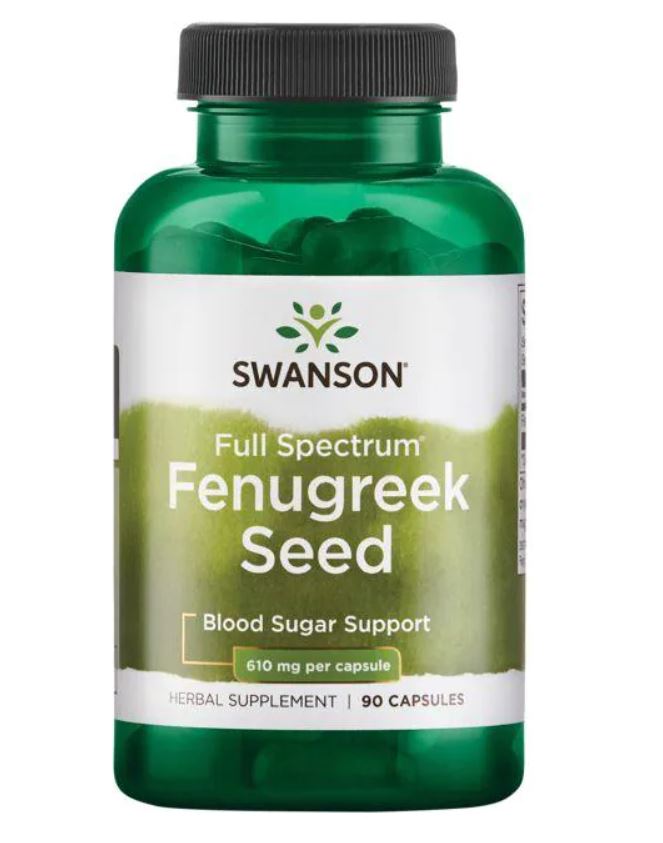 Swanson Fenugreek Seed 610mg 90 caps