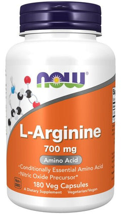NOW Foods L-Arginine 700mg 180 vcaps