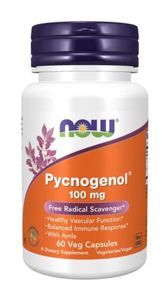NOW Foods Pycnogenol 100mg 60 vcaps