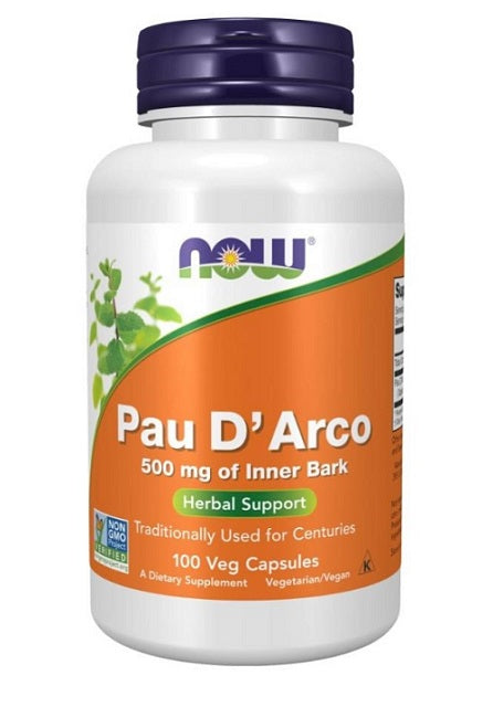 NOW Foods Pau D'Arco 500mg 100 vcaps