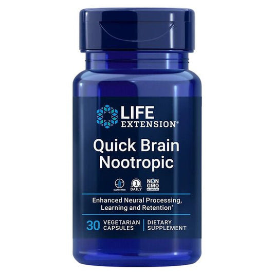 Life Extension Quick Brain Nootropic 30 vcaps