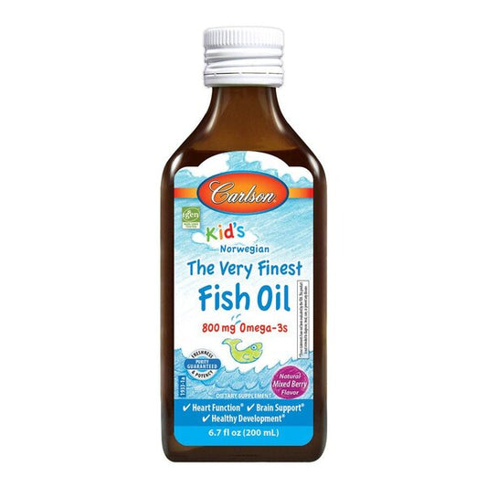 Carlson Labs Kid's The Very Finest Fish Oil 800mg Natural Mixed Berry 200 ml
