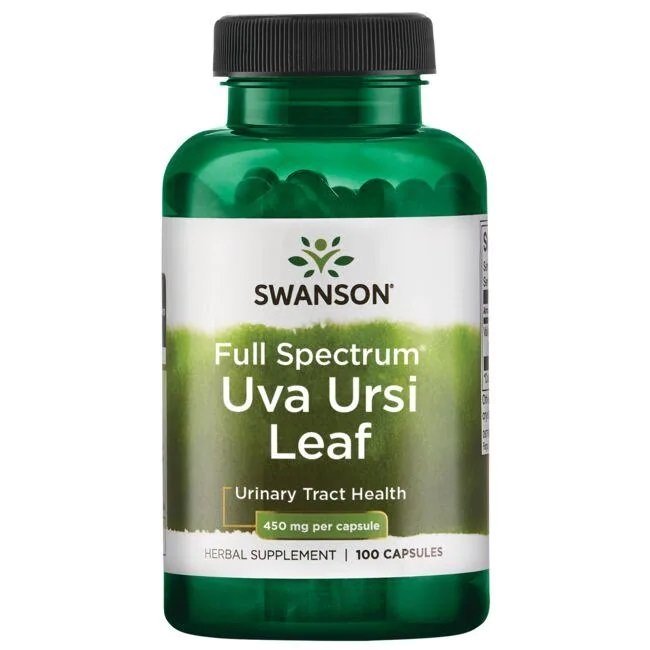 Swanson Full Spectrum Uva Ursi Leaf 450mg 100 caps