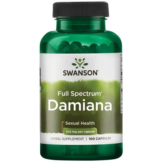 Swanson Damiana 510mg 100 caps