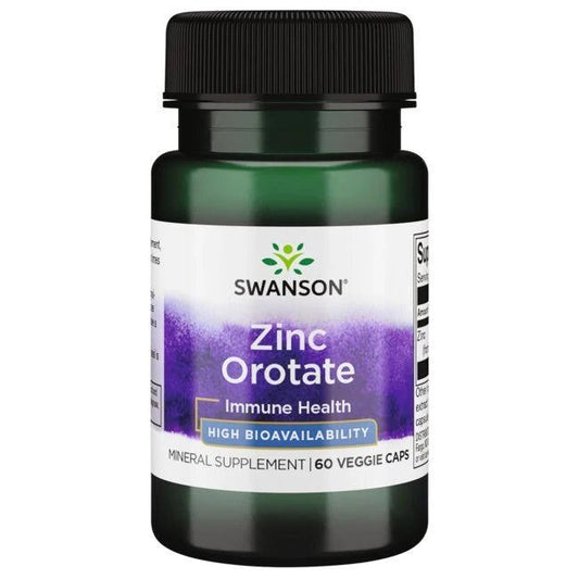 Swanson Zinc Orotate 60 vcaps