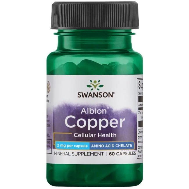 Swanson Albion Copper 2mg 60 caps
