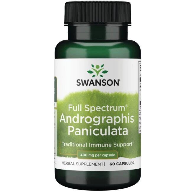 Swanson Full Spectrum Andrographis Paniculata 400mg 60 caps