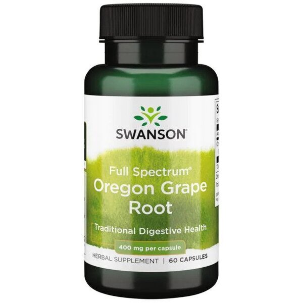 Swanson Full Spectrum Oregon Grape Root 400mg 60 caps