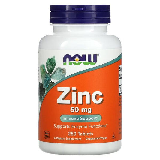 NOW Foods Zinc 50mg 250 tabs
