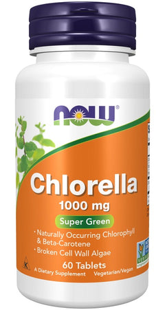 NOW Foods Chlorella 1000mg 60 tabs