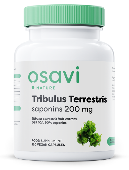 Osavi Tribulus Terrestris Saponins 200mg 120 vegan caps