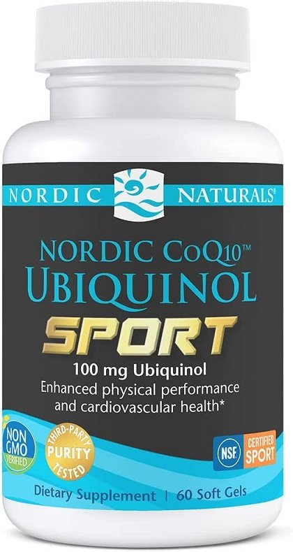 Nordic Naturals Nordic CoQ10 Ubiquinol Sport 100mg 60 softgels