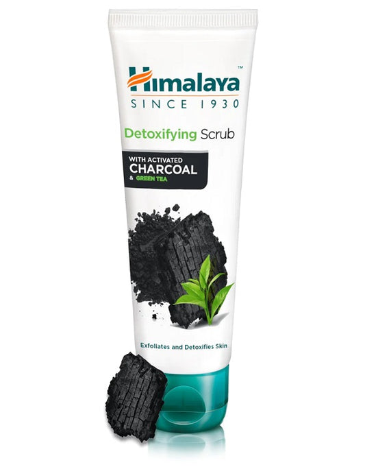 Himalaya Detoxifying Scrub with Activated Charcoal & Green Tea 75 ml