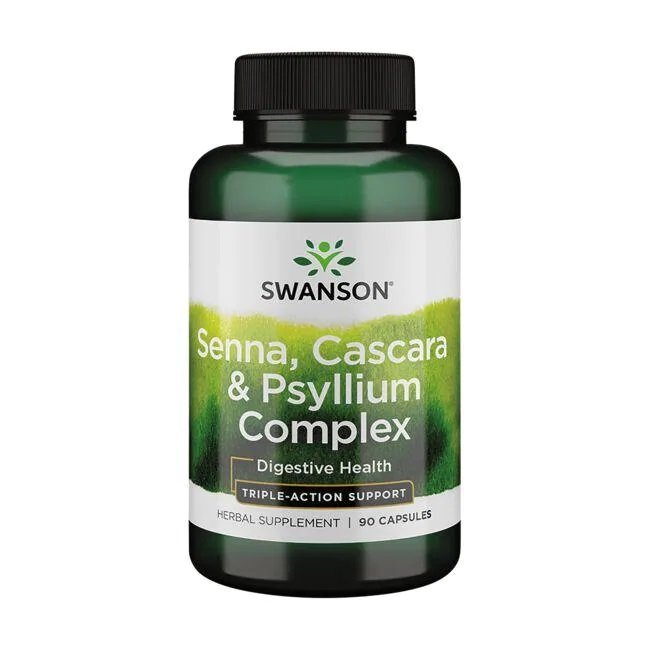 Swanson Senna Cascara & Psyllium Complex 90 caps