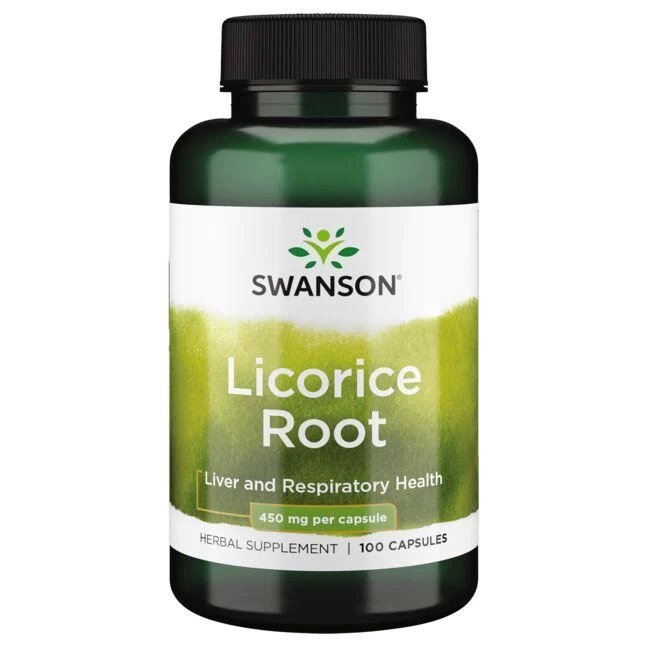 Swanson Licorice Root 450mg 100 caps