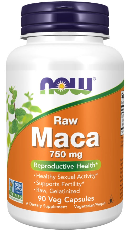 NOW Foods Maca 6:1 Concentrate 750mg RAW 90 vcaps