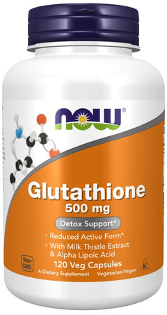 NOW Foods Glutathione 500mg 120 vcaps