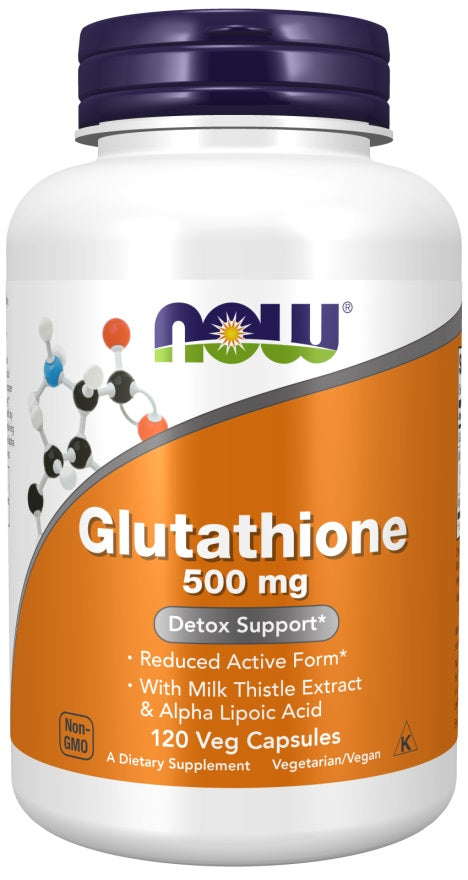 NOW Foods Glutathione 500mg 120 vcaps