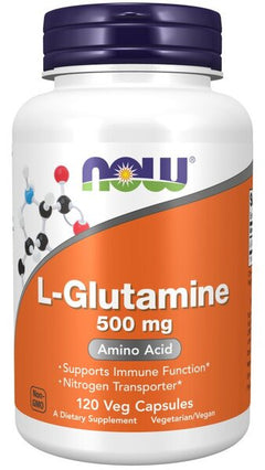 NOW Foods L-Glutamine 500mg 120 vcaps
