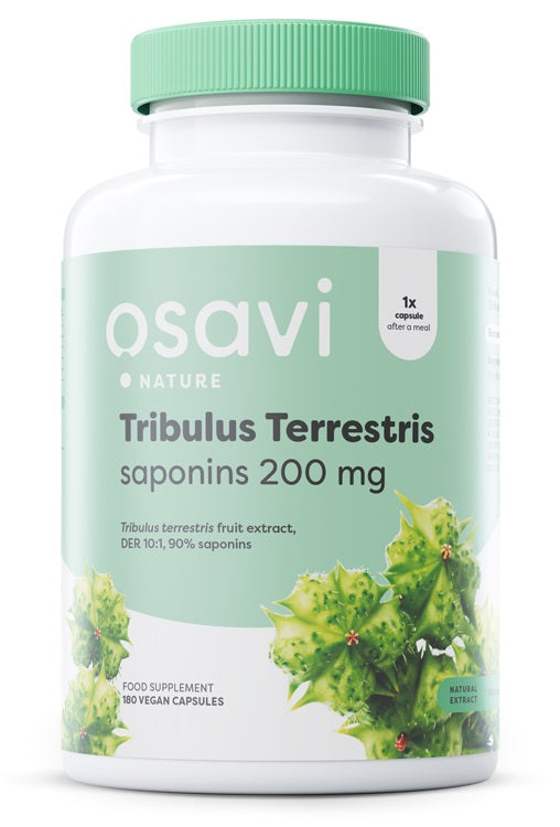 Osavi Tribulus Terrestris Saponins 200mg 180 vegan caps