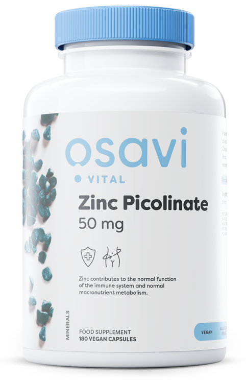 Osavi Zinc Picolinate 50mg 180 vegan caps