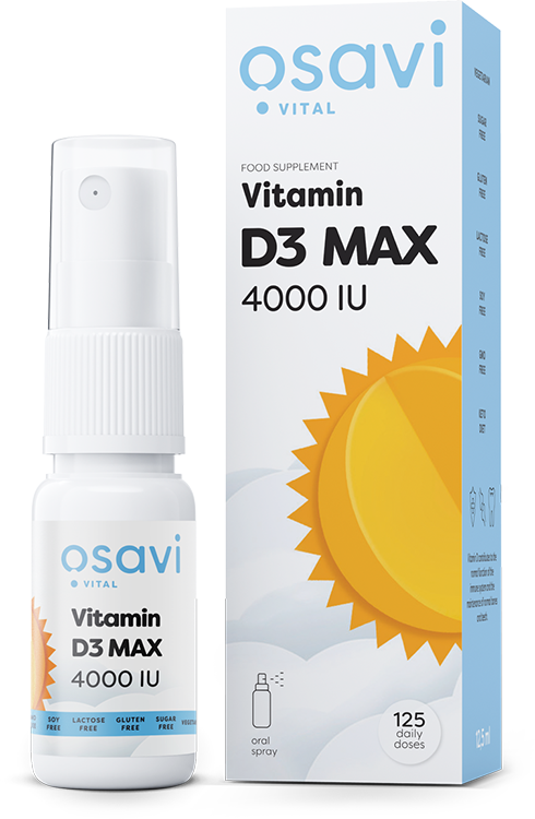 Osavi Vitamin D3 Oral Spray MAX 4000IU 125 ml
