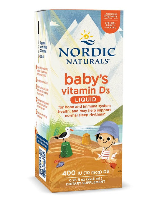 Nordic Naturals Baby's Vitamin D3 400 IU 225 ml