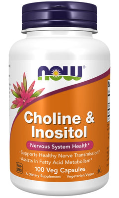 NOW Foods Choline and Inositol 100 vcaps
