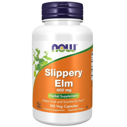 NOW Foods Slippery Elm 400mg 100 vcaps