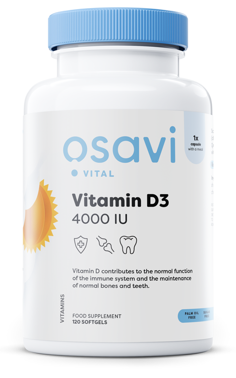 Osavi Vitamin D3 4000IU 120 softgels