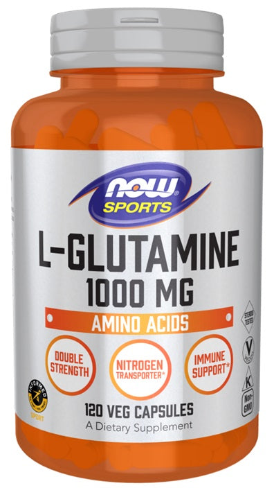 NOW Foods L-Glutamine 1000mg 120 vcaps