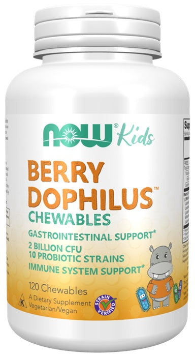 NOW Foods BerryDophilus Kids Chewables 120 chewables