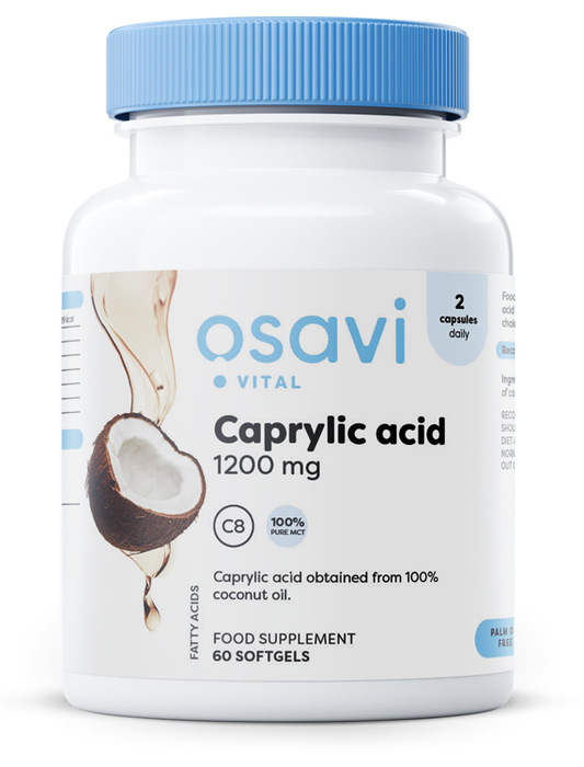 Osavi Caprylic Acid 1200mg 60 softgels