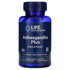 Life Extension Ashwagandha Plus Calm & Focus 60 vcaps