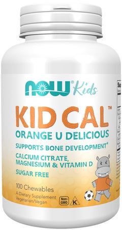 NOW Foods Kid Cal Orange U Delicious 100 chewables