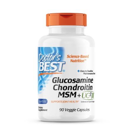 Doctor's Best Glucosamine Chondroitin MSM + UC-II 90 vcaps
