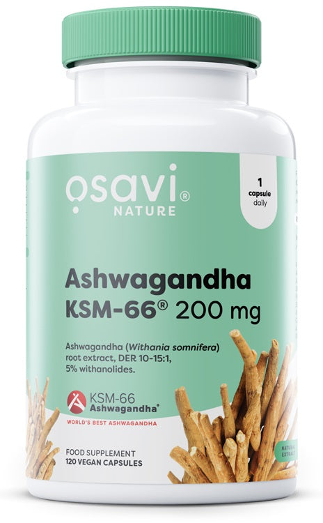 Osavi Ashwagandha KSM-66 200mg 120 vegan caps