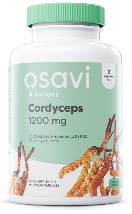 Osavi Cordyceps 1200mg 120 vegan caps