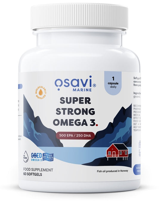 Osavi Super Strong Omega 3 500 EPA / 250 DHA 60 softgels