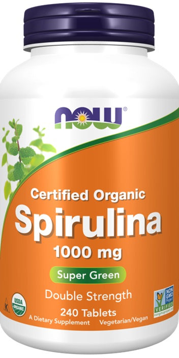 NOW Foods Spirulina 1000mg 240 tabs