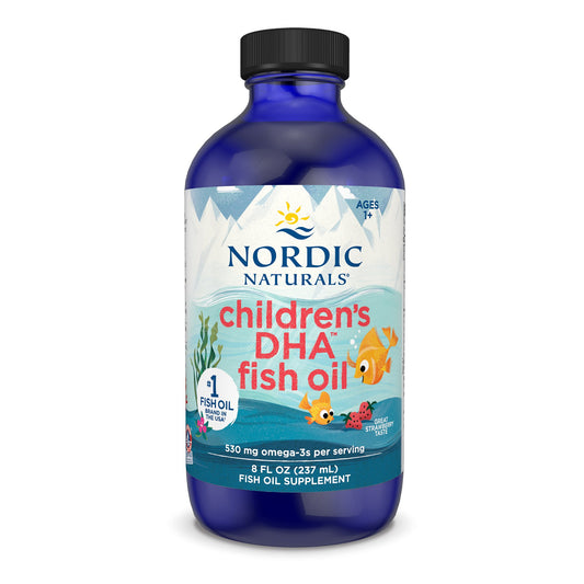 Nordic Naturals Children's DHA 530mg Omega-3 Strawberry 237 ml